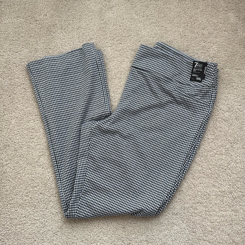New York & Co Black and White Houndstooth Pants-Never Worn-XXL